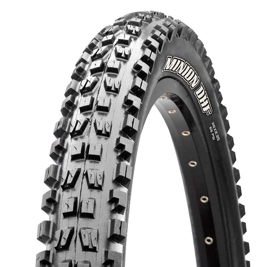 Maxxis, Minion DHF, Tire, 26''x2.30, Folding, Tubeless Ready, 3C Maxx Terra, EXO, 60TPI, Black