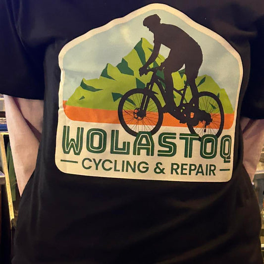 Wolastoq Cycling & Repair T-Shirt (Black)
